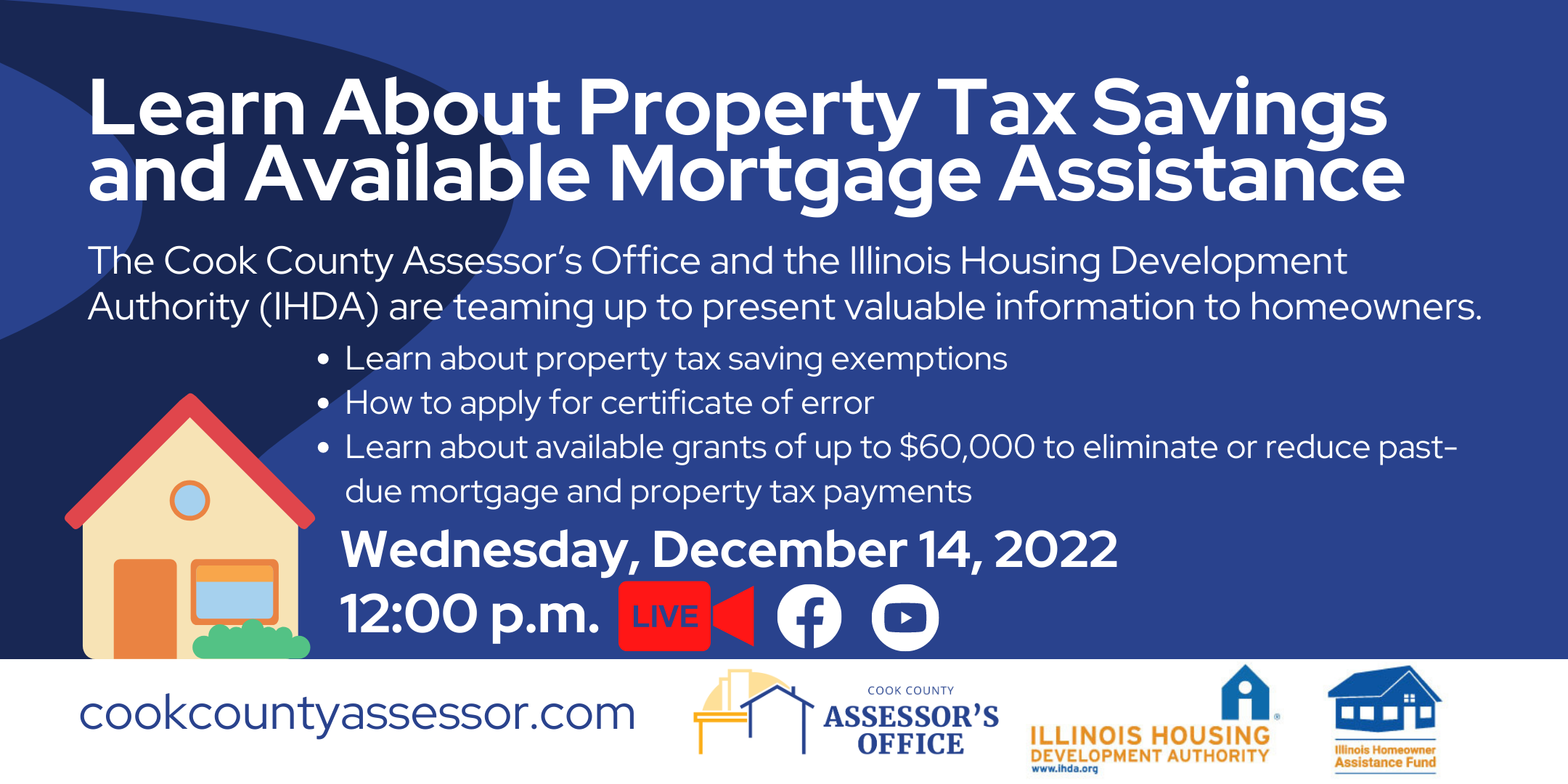 Learn About Property Tax Savings and Available Mortgage Assistance